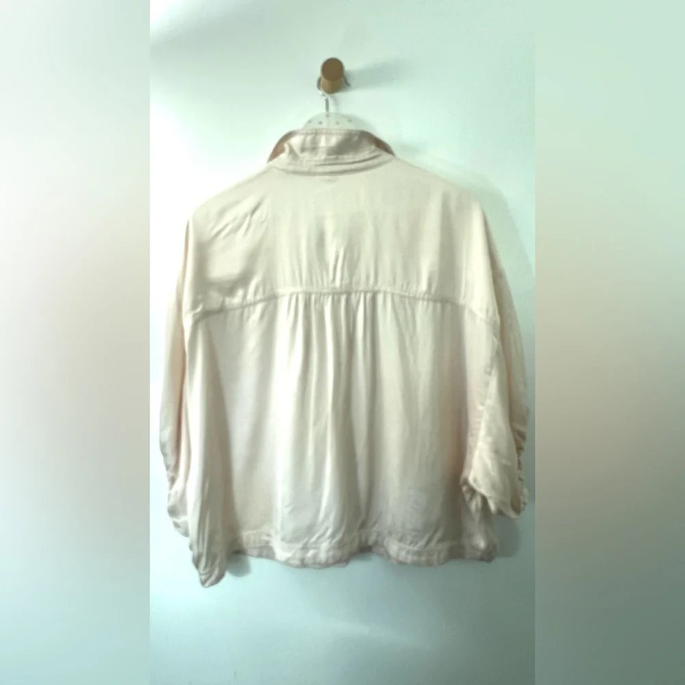 Pilcro the Quincy Cream Lace Button-Down Blouse - Picture 6 of 8